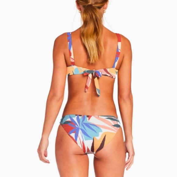 New! SET Vitamin A Demi Luciana bikini Cypress Tropical Print 31355 - Picture 3 of 12